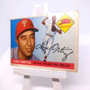 🩸1955 Topps #114 Lou Ortiz Baseball Cards